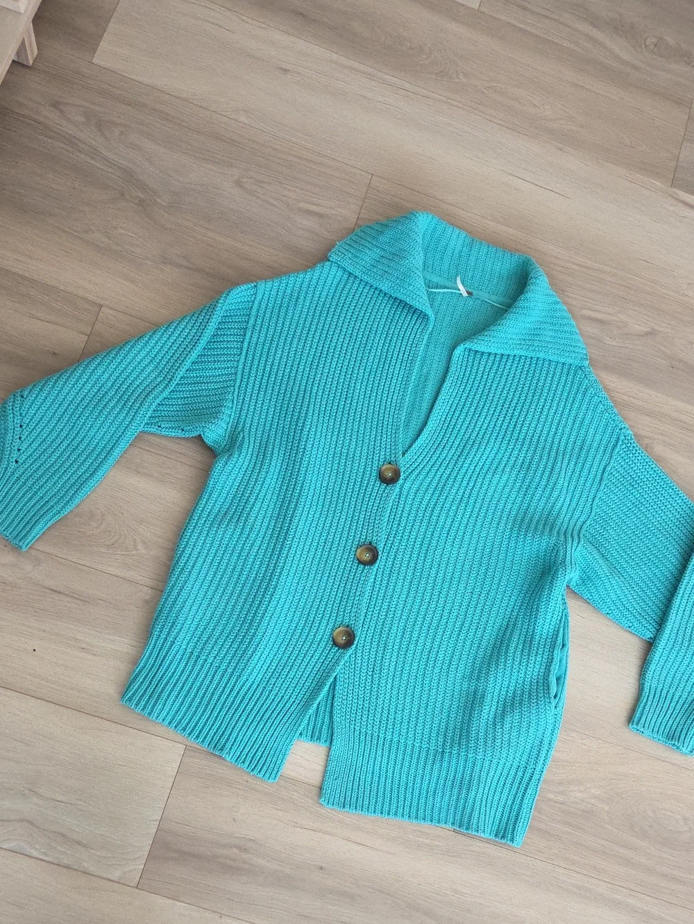 Free People Turquoise Sweater